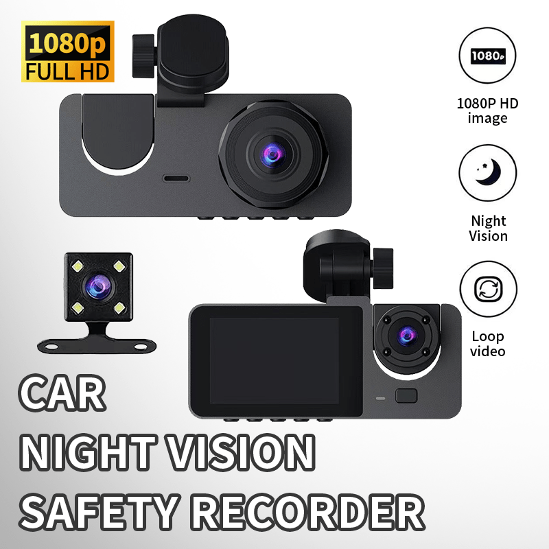 Dash Cam 3 Channel 1080P - Dash Cam 1080p a 2/3 Canali