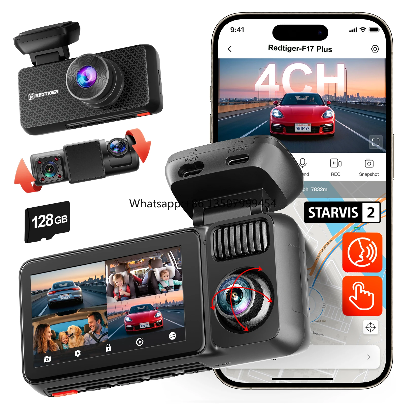 Dash Cam With Parking Monitor - Distributore F17 Plus Mini Dash Cam