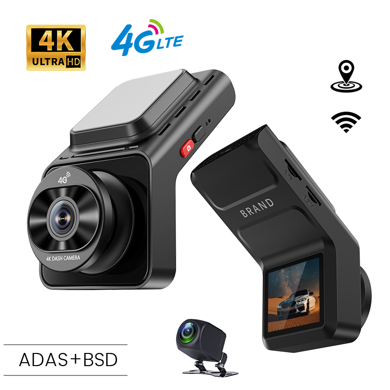 Dash Cam Rear View Mirror 12 Inch - Dashcam 4K 4G da 2 pollici