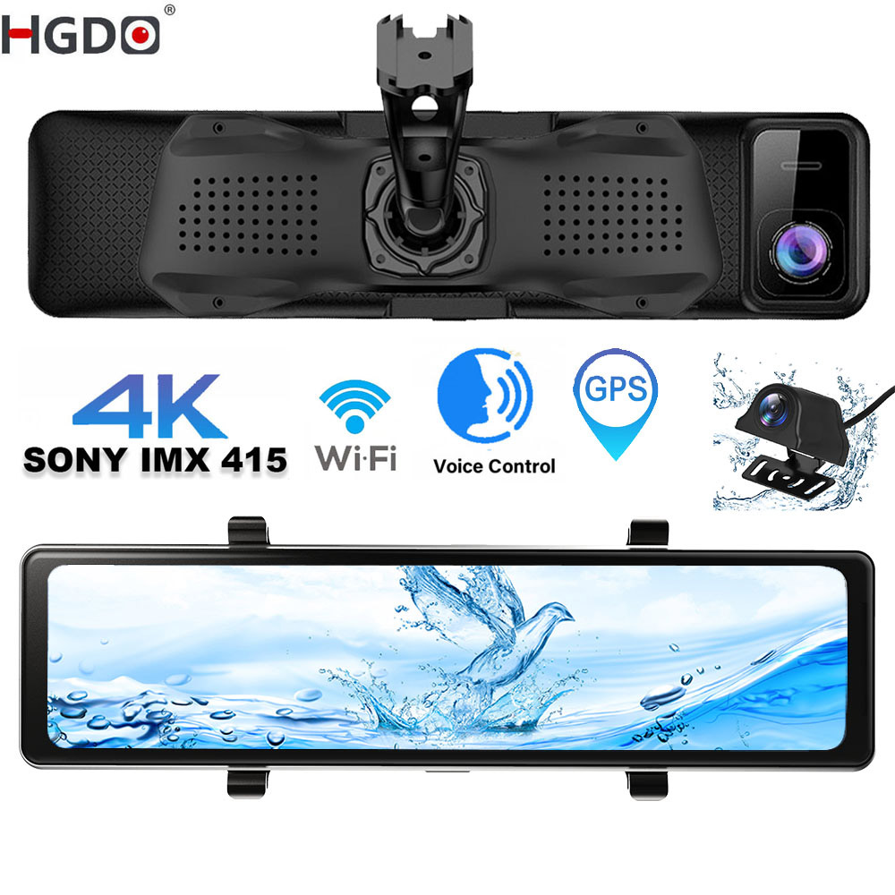 Dual Dash Cam With Gps Wifi - HGDO D566 Dash Cam 4K con