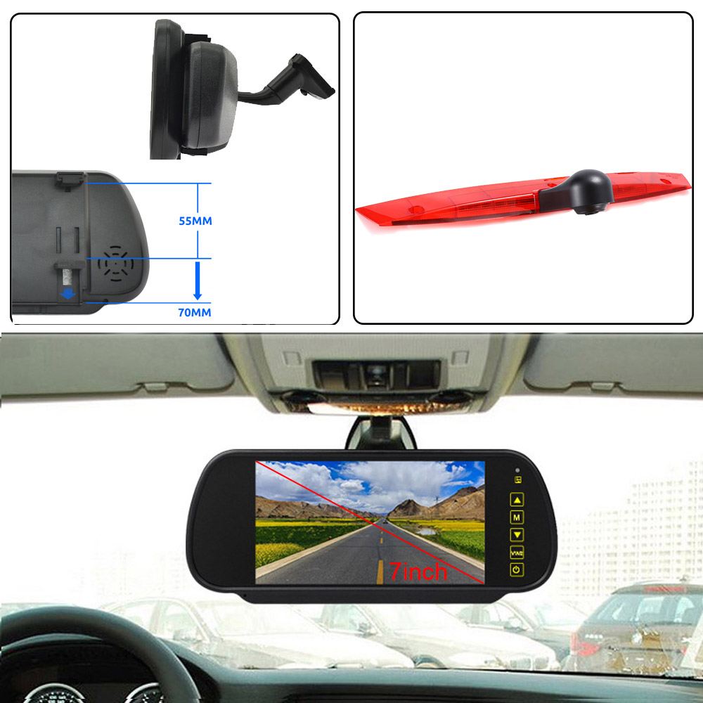Dash Cam Mirror Backup Camera - Per Mercedes Benz Vito Mixto W639,