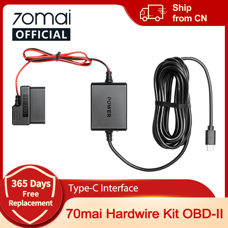 Dash Cam With Parking Monitor - Kit di Alimentazione Regolabile 70mai con