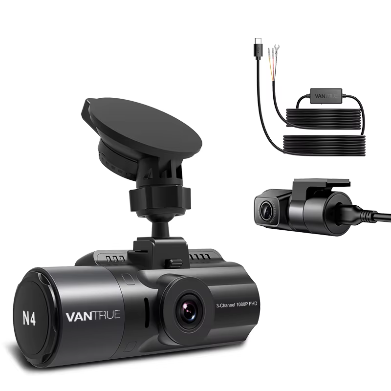 Dash Cam 4K Sony Starvis - Vantrue N4 DashCam + Kit di