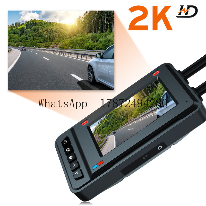 Dash Cam 2K Dual Lens - Dash DVR con motore GPS WiFi