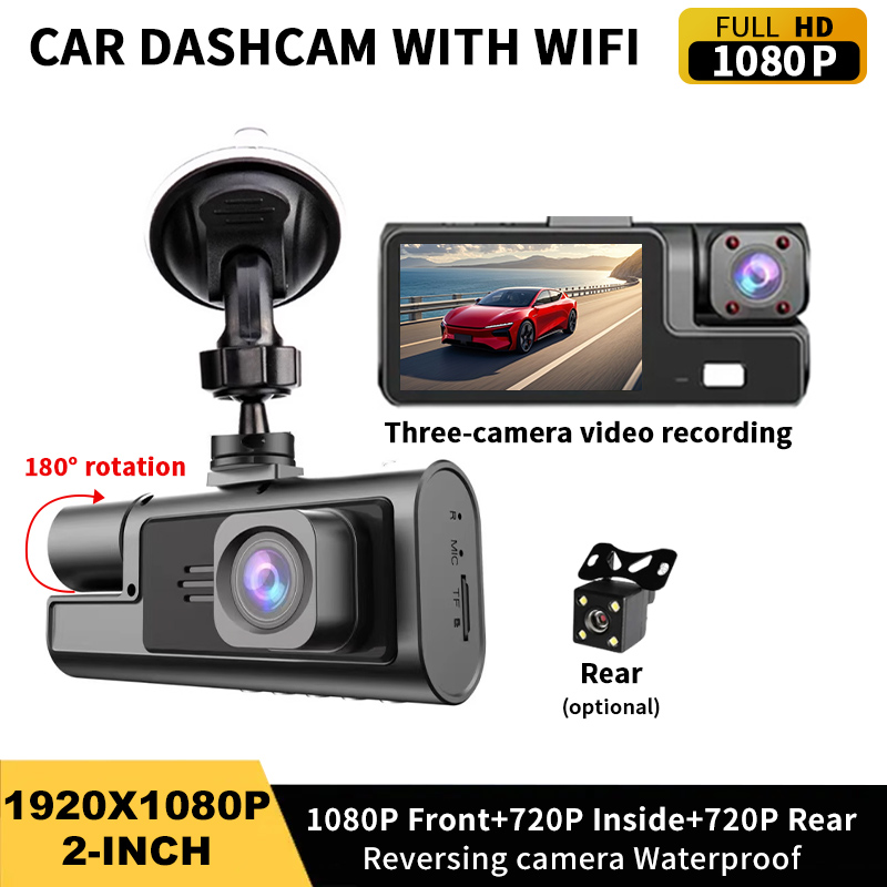 Dash Cam Night Vision Infrared - Dash Cam per Auto con 3