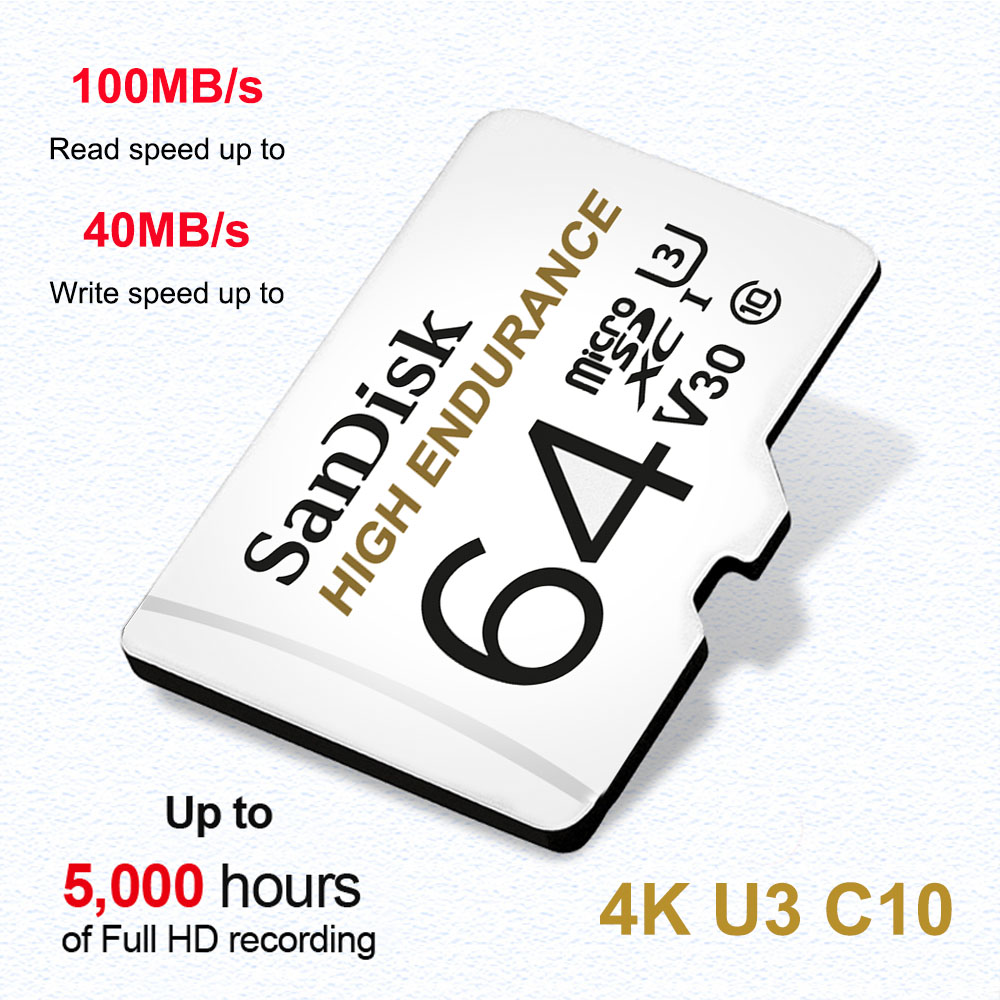 Dash Cam Sd Card 256Gb High Endurance - Scheda MicroSD SanDisk MAX ENDURANCE 256GB
