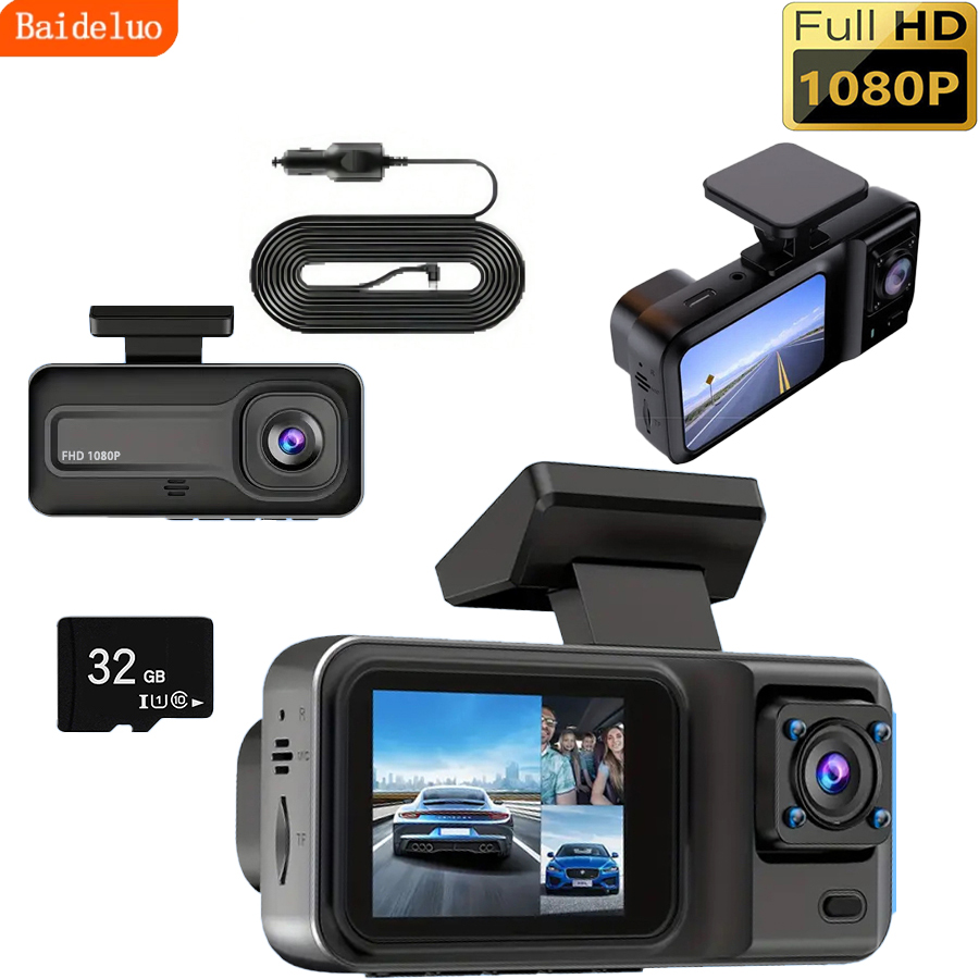 Dash Cam 3 Channel 1080P - Dash Cam a 3 canali per