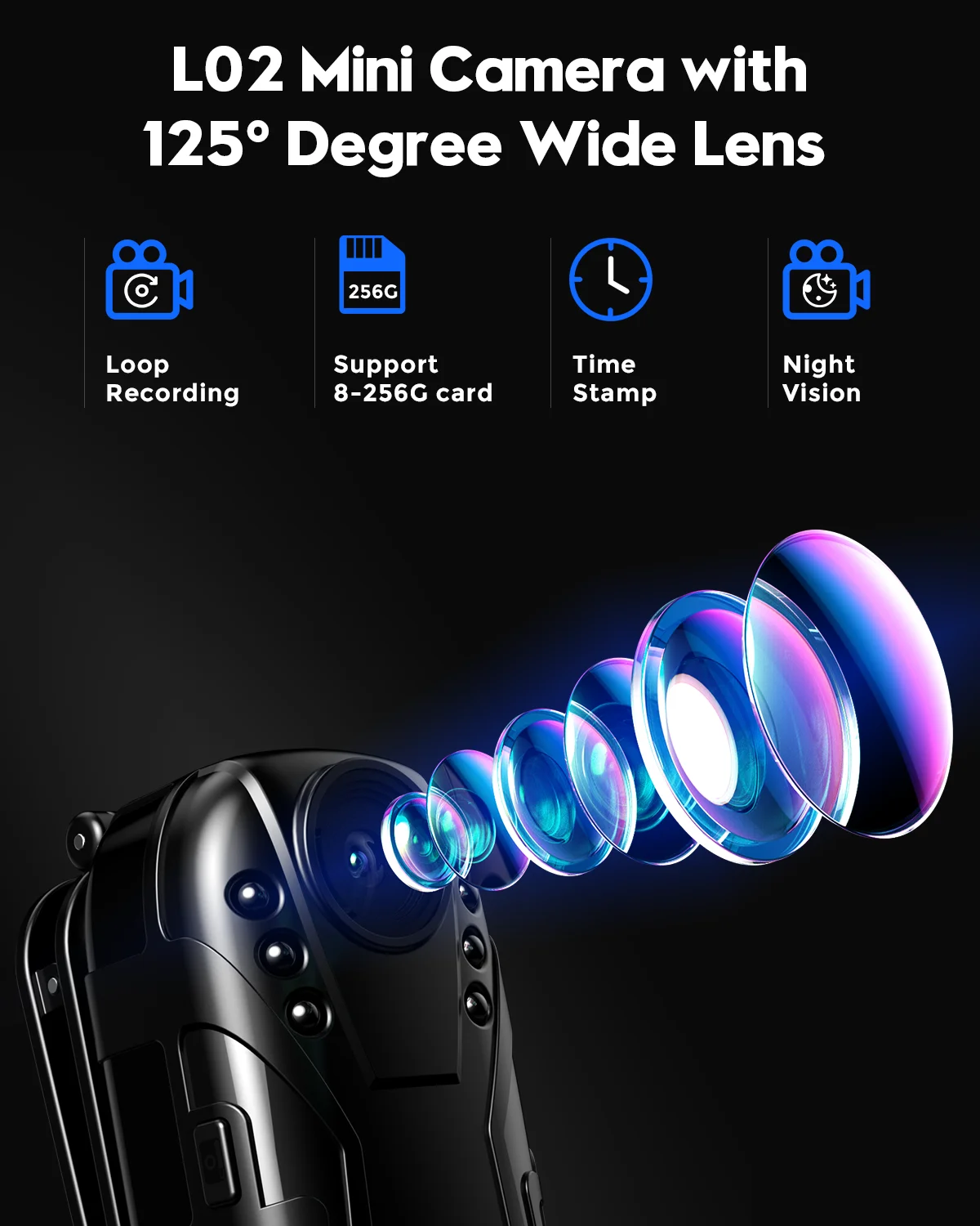 Boblov L02 1080P Videocamera M - Dash Cam Night Vision Infrared recensione e prezzo