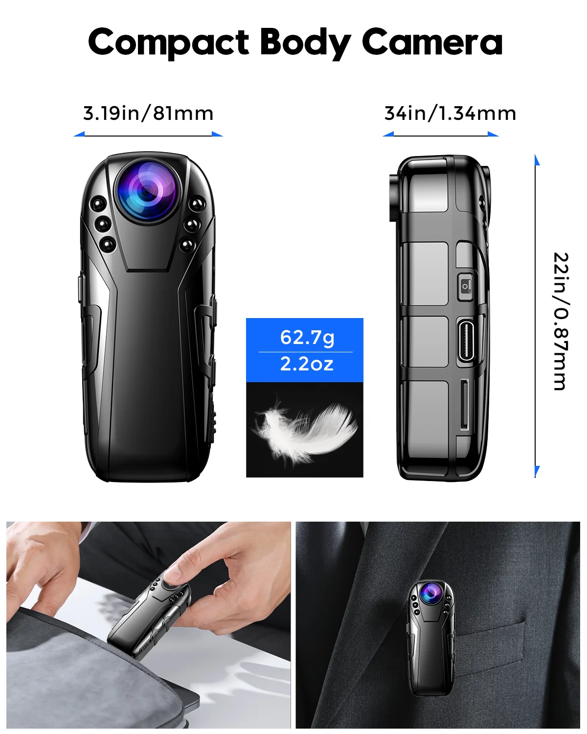 Boblov L02 1080P Videocamera M - Dash Cam Night Vision Infrared recensione e prezzo
