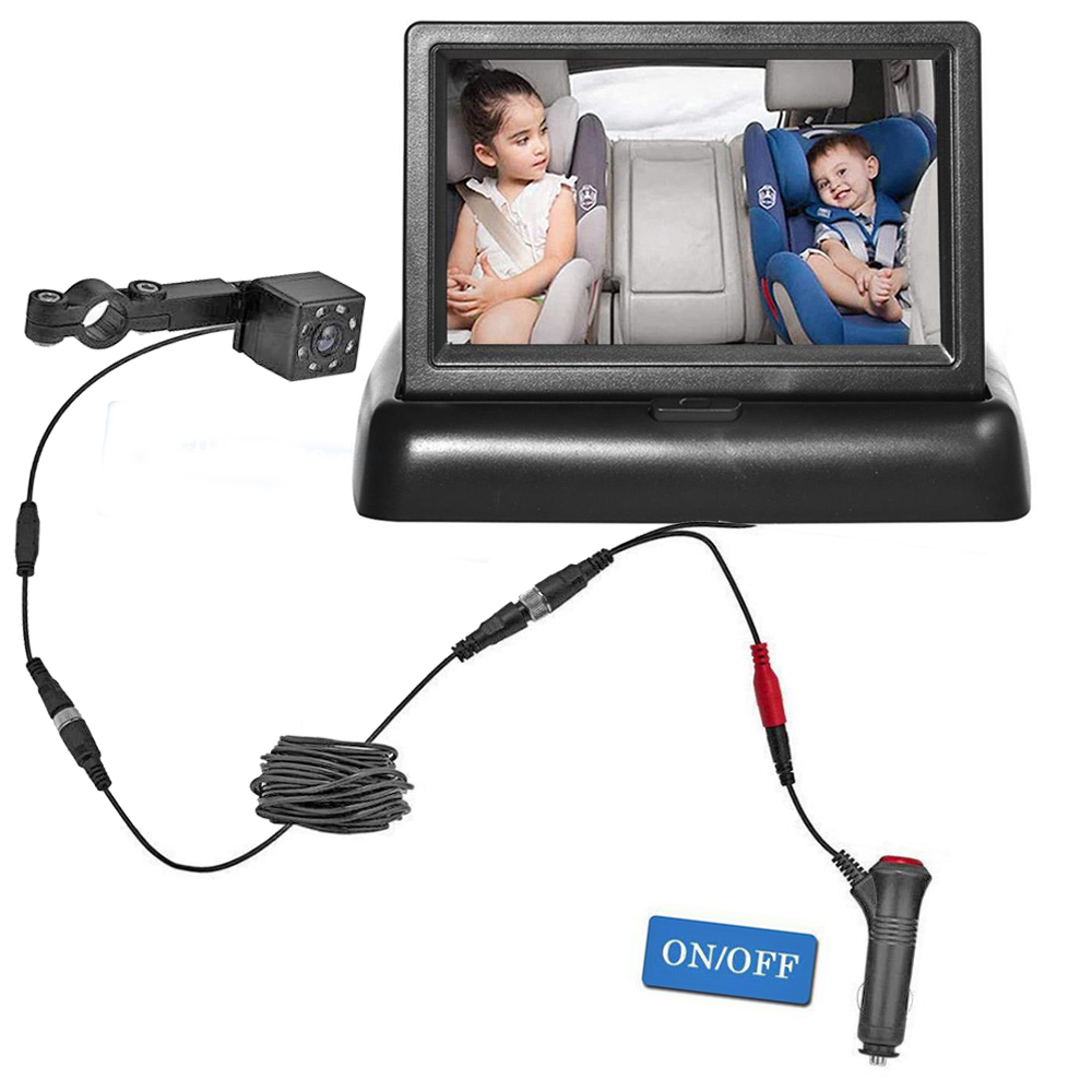 Baby Babi Monitor retrovisore  - Dash Cam Mirror Backup Camera recensione e prezzo