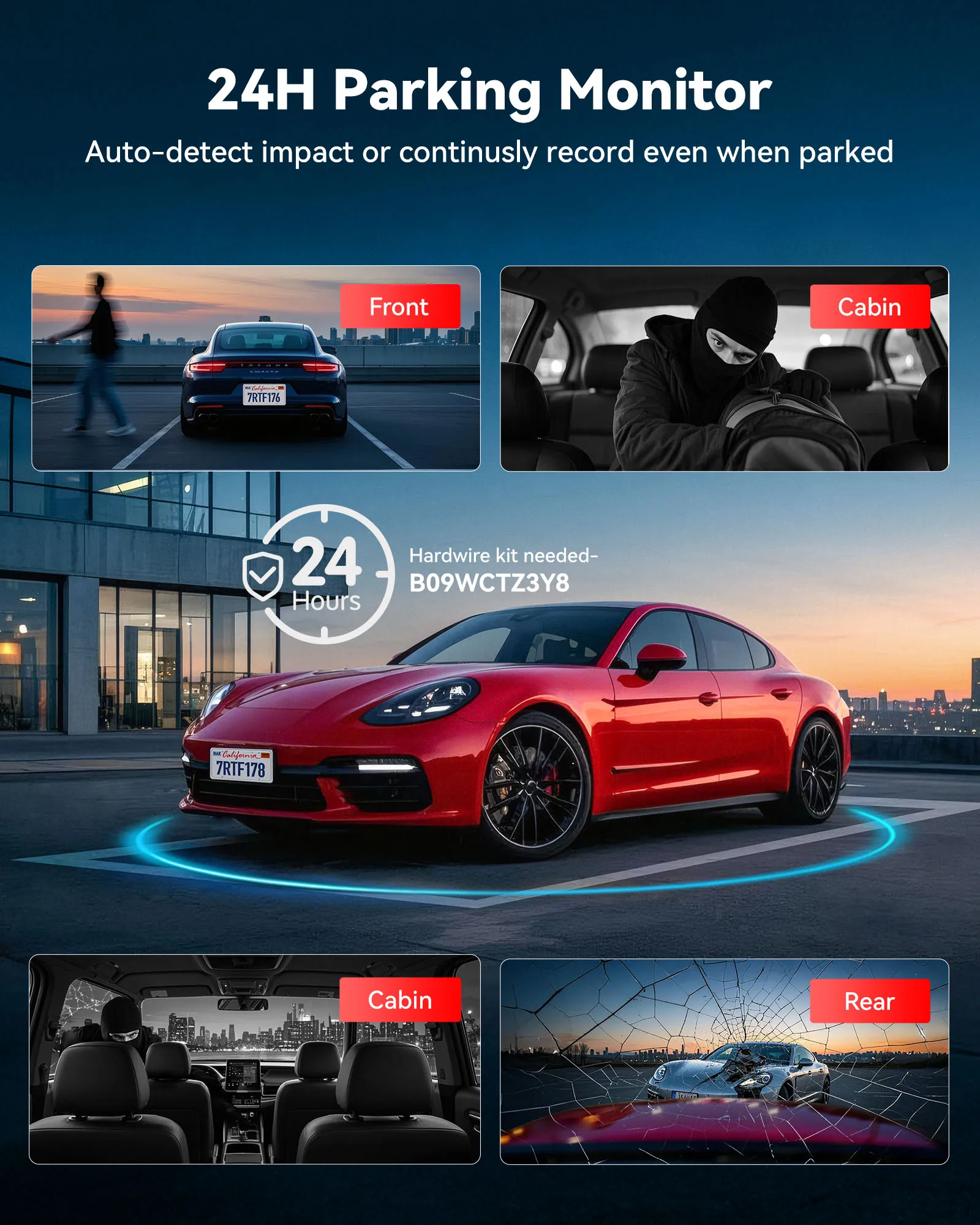 Distributore F17 Plus Mini Das - Dash Cam With Parking Monitor recensione e prezzo