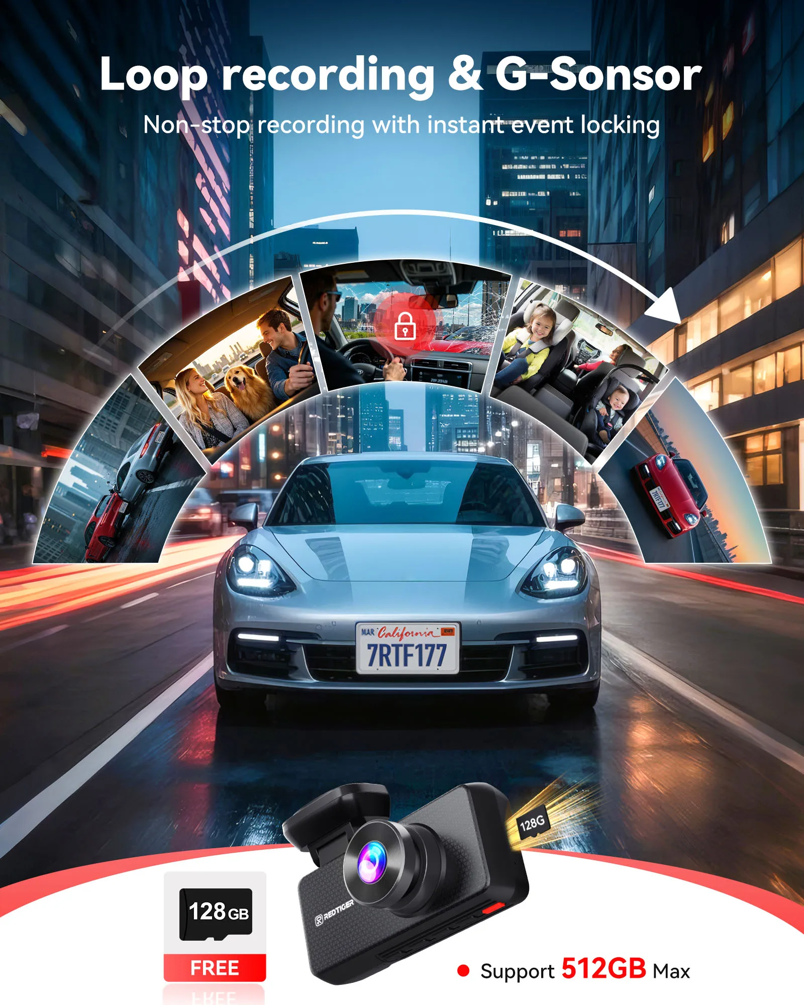Distributore F17 Plus Mini Das - Dash Cam With Parking Monitor recensione e prezzo