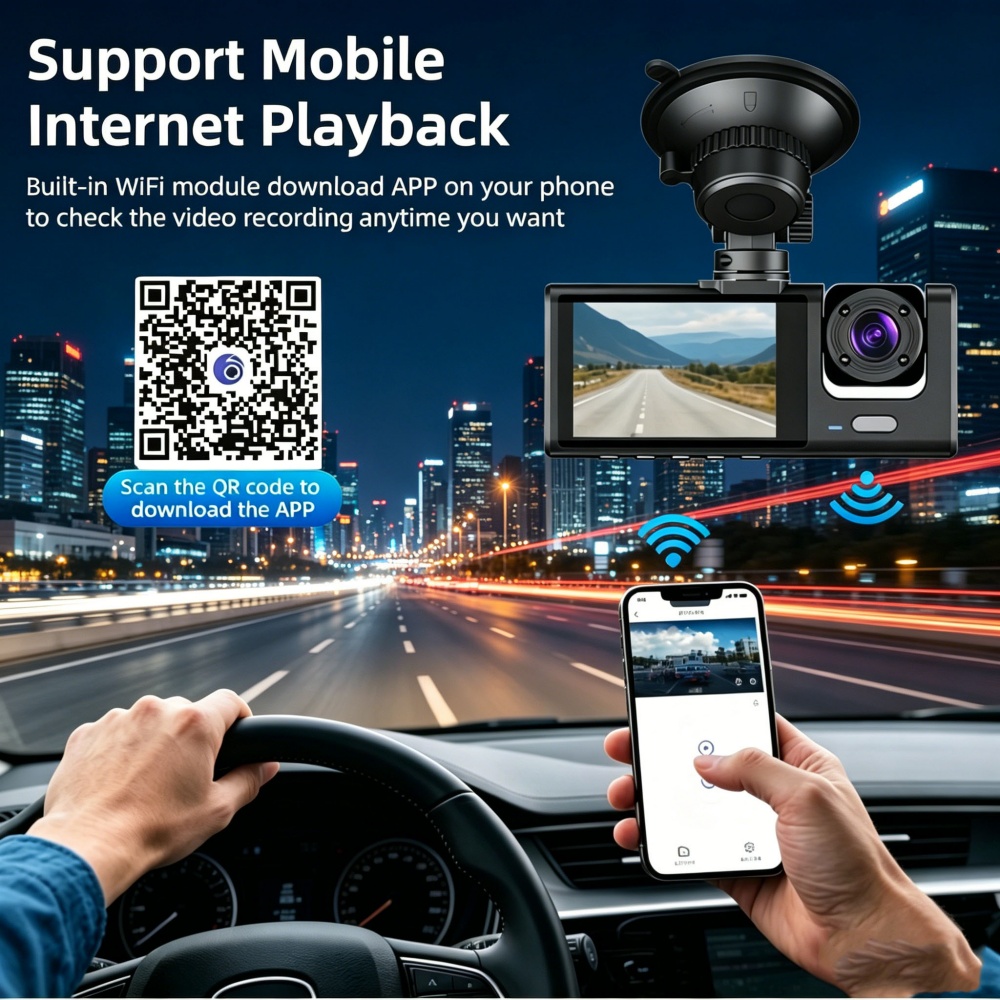 Dash Cam 1080P Full HD WiFi An - Dash Cam 3 Channel 1080P recensione e prezzo