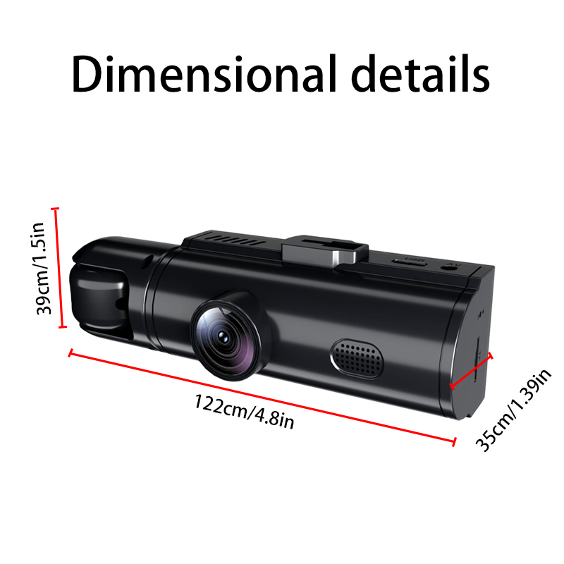 Mini Dash Cam a Tre Stili: V7  - Dash Cam 3 Channel 1080P recensione e prezzo