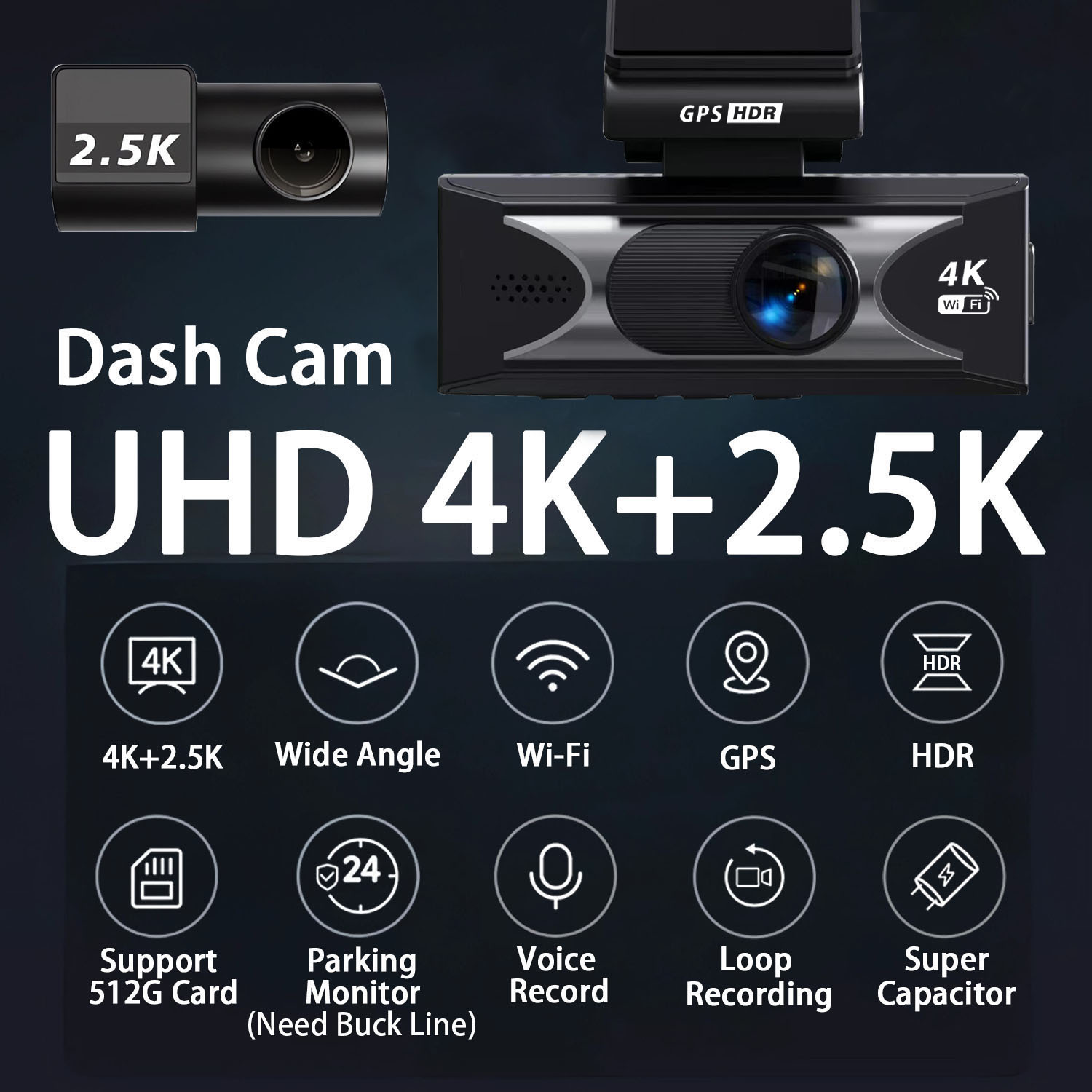 Dash Cam UHD3840 * 2160P 4K +  - Dash Cam 4K Sony Starvis recensione e prezzo