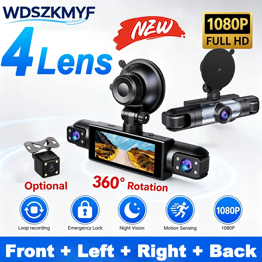 Telecamera per Auto HD 1080P 3 - Dash Cam 3 Channel 1080P recensione e prezzo