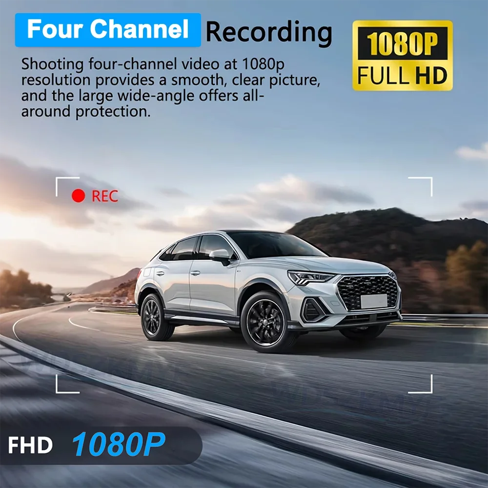 Telecamera per Auto HD 1080P 3 - Dash Cam 3 Channel 1080P recensione e prezzo