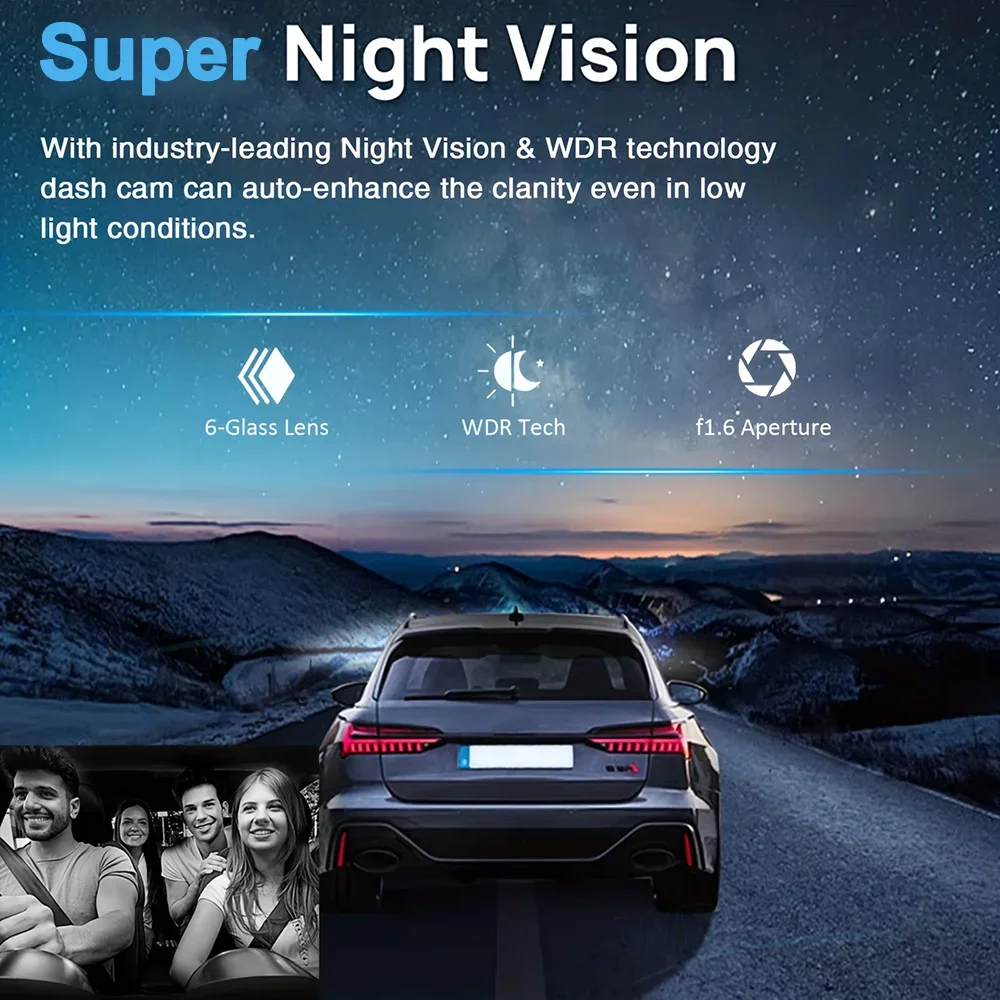Telecamera per Auto HD 1080P 3 - Dash Cam 3 Channel 1080P recensione e prezzo