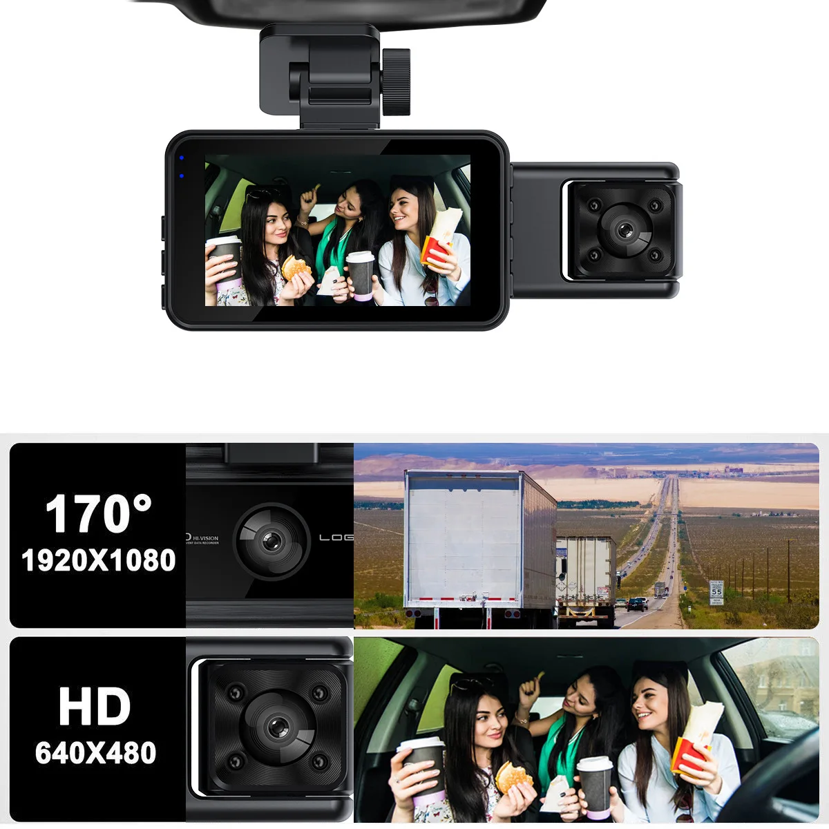 XZY Nuova Dash Cam per Auto co - Dash Cam Night Vision Infrared recensione e prezzo