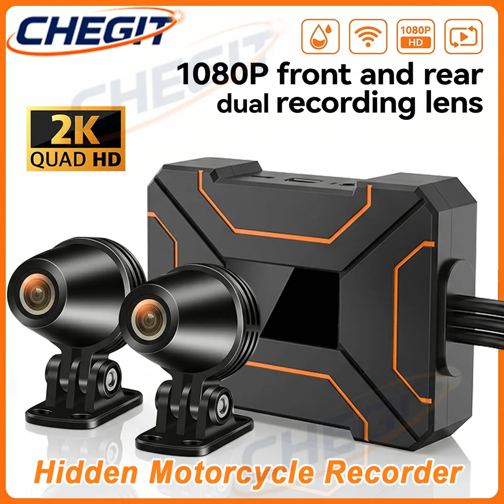 Videocamera DVR per Moto a Dop - Dash Cam 2K Dual Lens recensione e prezzo