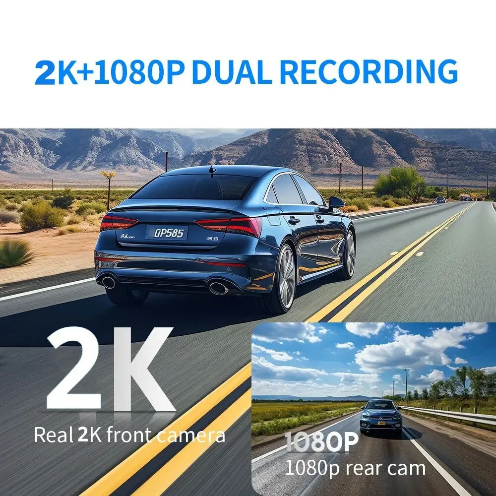Telecamera da cruscotto a dopp - Dash Cam 2K Dual Lens recensione e prezzo
