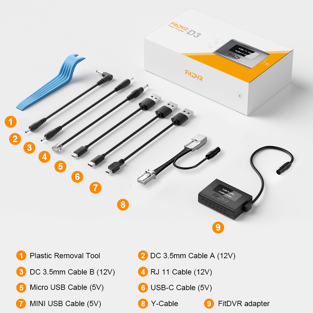Adattatore di Alimentazione Fi - Dash Cam Hardwire Kit recensione e prezzo