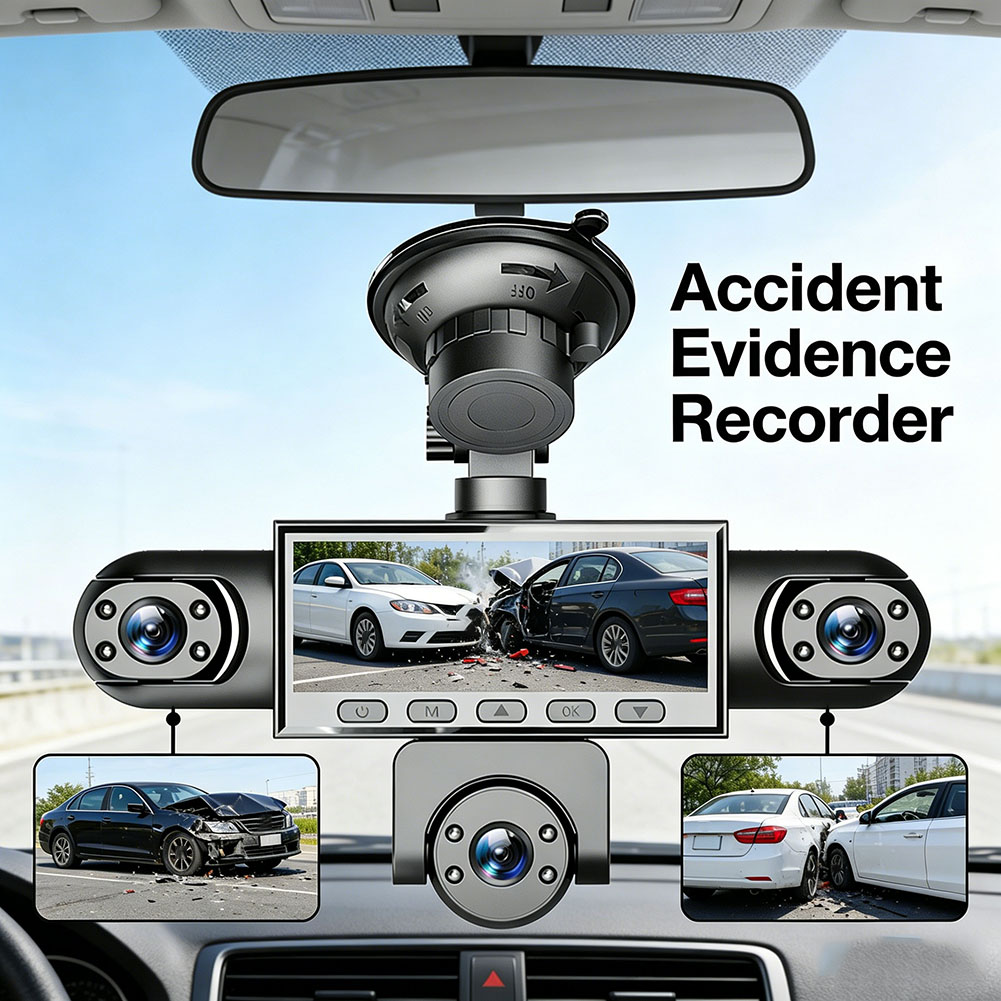 Videoregistratore per Auto a 5 - Dash Cam 360 Degree Panoramic recensione e prezzo