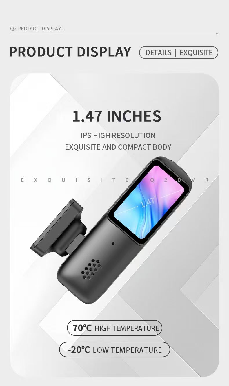Nuova Dash Cam 2026 Q2 con Dop - Dash Cam 2K Dual Lens recensione e prezzo