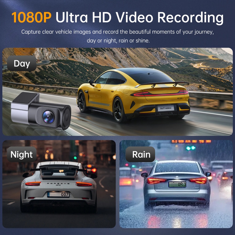 Mini Dash Cam 1080P Ultra HD c - Dash Cam Front And Rear 4K recensione e prezzo