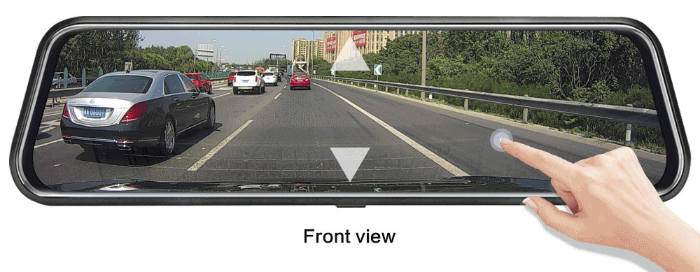 Specchietto Retrovisore con Sc - Dash Cam Rear View Mirror 12 Inch recensione e prezzo