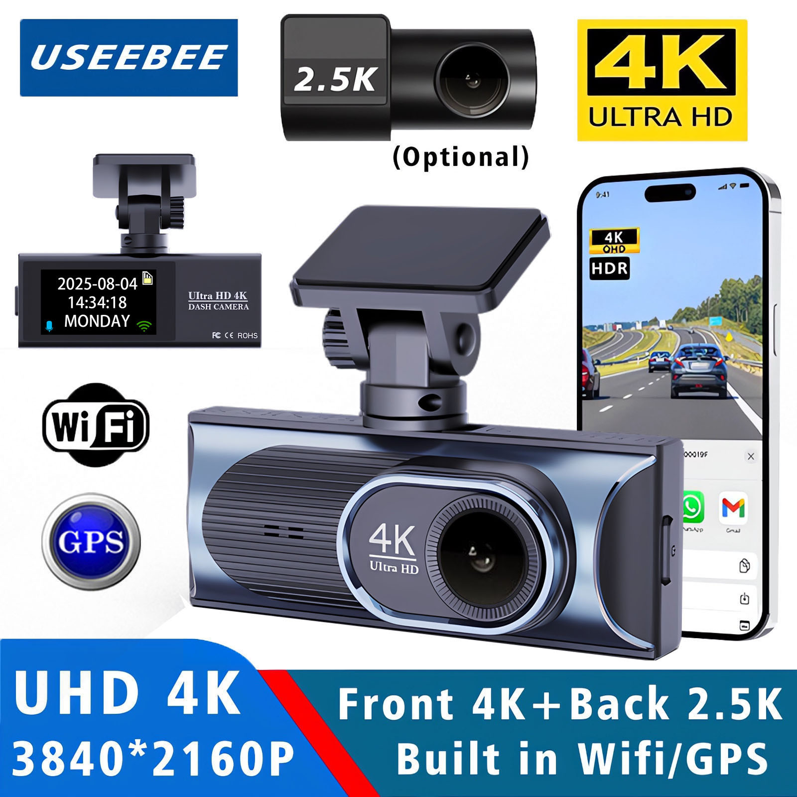 Ultra HD 4K 3840*2160P Dash Ca - Dash Cam 4K Sony Starvis recensione e prezzo