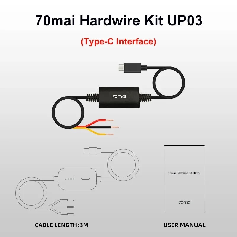 Kit di cablaggio 70mai UP03 pe - Dash Cam With Parking Monitor recensione e prezzo