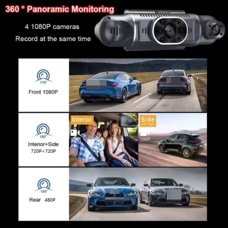 Dash Cam Panoramica a 360 Grad - Dash Cam 360 Degree Panoramic recensione e prezzo