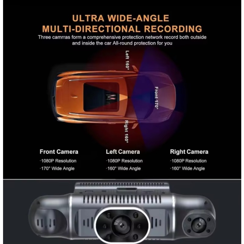 Dash Cam Panoramica a 360 Grad - Dash Cam 360 Degree Panoramic recensione e prezzo