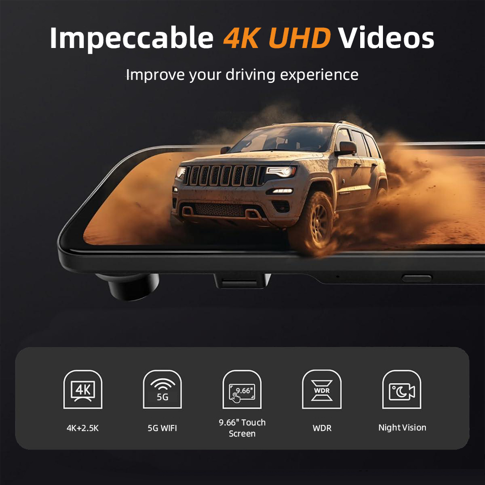 Specchietto Retrovisore con Sc - Dash Cam 4K Sony Starvis recensione e prezzo