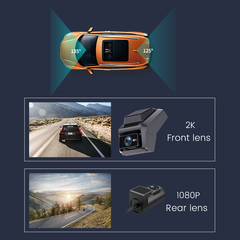 Dashcam 2K 4G da 3 pollici con - Dash Cam 2K Dual Lens recensione e prezzo