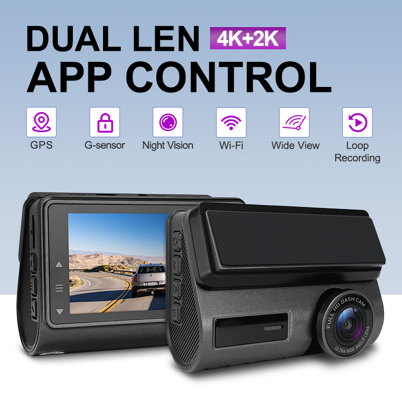 Dash Cam 4K 2K a Doppia Lente  - Dash Cam 2K Dual Lens recensione e prezzo