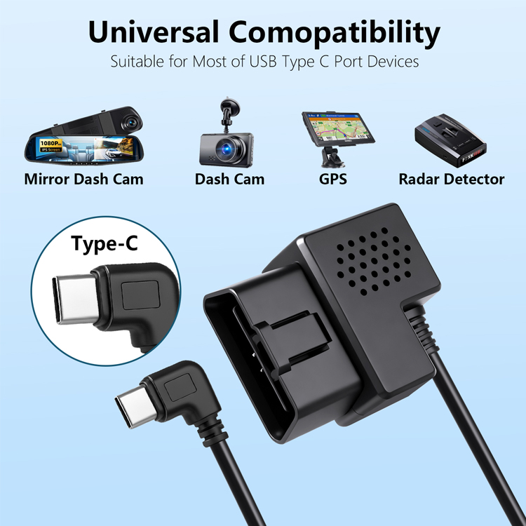 Kit cavo rigido OBD per Dash C - Dash Cam Hardwire Kit recensione e prezzo