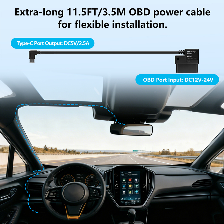 Kit cavo rigido OBD per Dash C - Dash Cam Hardwire Kit recensione e prezzo