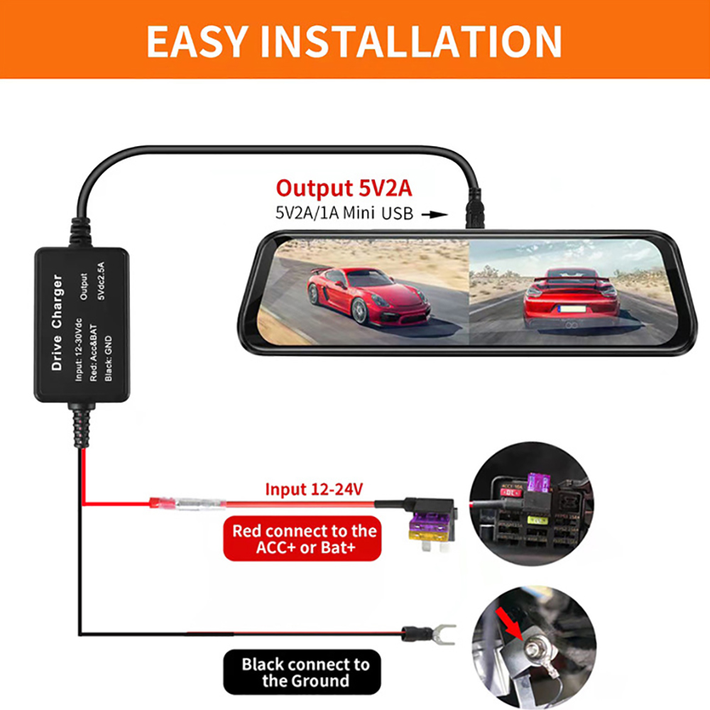 Dash Cam Kit filo rigido Porte - Dash Cam Hardwire Kit recensione e prezzo
