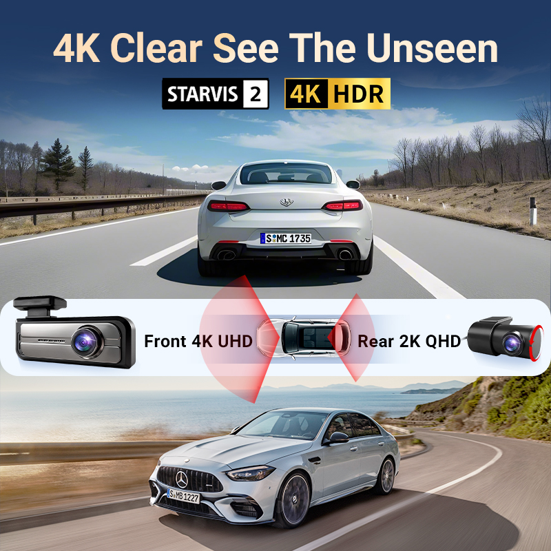 Doppia telecamera da cruscotto - Dash Cam With Parking Monitor recensione e prezzo