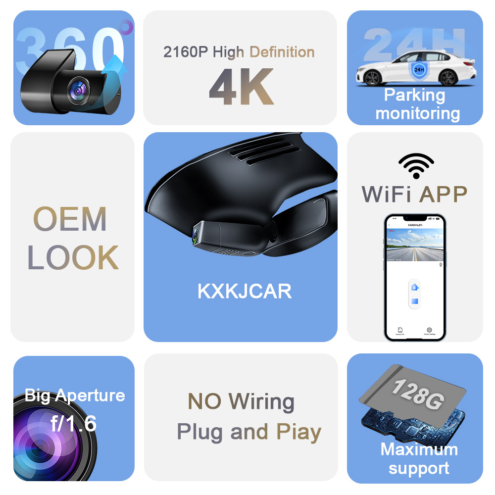 Personalizzato 4K HD 2160P Plu - Dash Cam Front And Rear 4K recensione e prezzo