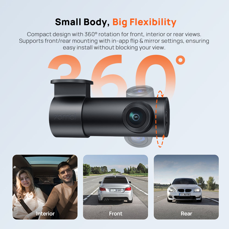 70mai M310 Plus Dash Cam 2K 14 - Dash Cam Front And Rear 4K recensione e prezzo