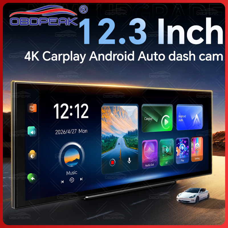 Telecamera DVR per auto 4K da  - Dual Dash Cam With Gps Wifi recensione e prezzo