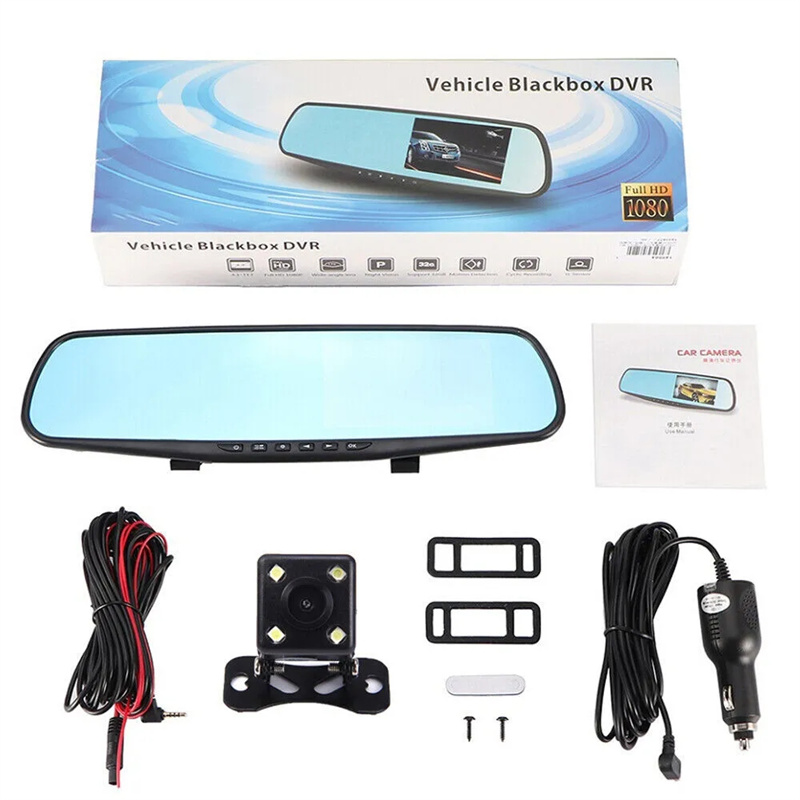 Mirror Dash Cam FHD Dual Lens  - Dash Cam With Parking Monitor recensione e prezzo