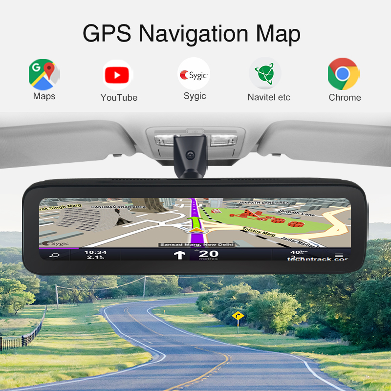 Specchietto retrovisore per au - Dash Cam Rear View Mirror 12 Inch recensione e prezzo