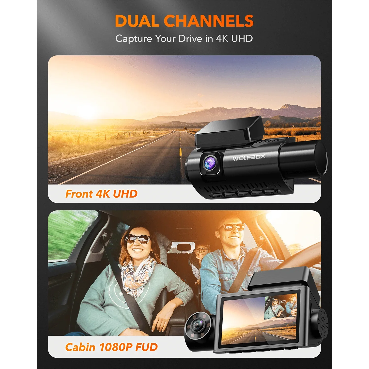 WOLFBOX I07 Dash Cam a 3 Canal - Dash Cam 3 Channel 1080P recensione e prezzo