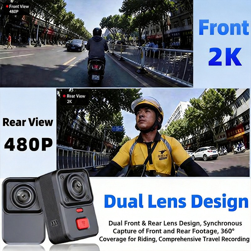 Telecamera da cruscotto a dopp - Dash Cam 2K Dual Lens recensione e prezzo