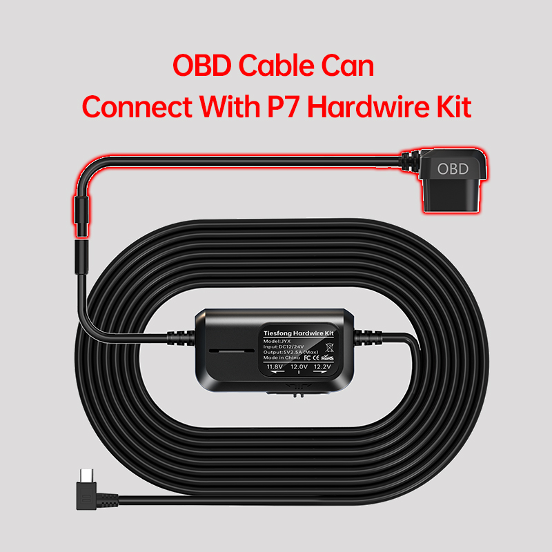 XUOIB Cavo di connessione OBD  - Dash Cam Hardwire Kit recensione e prezzo