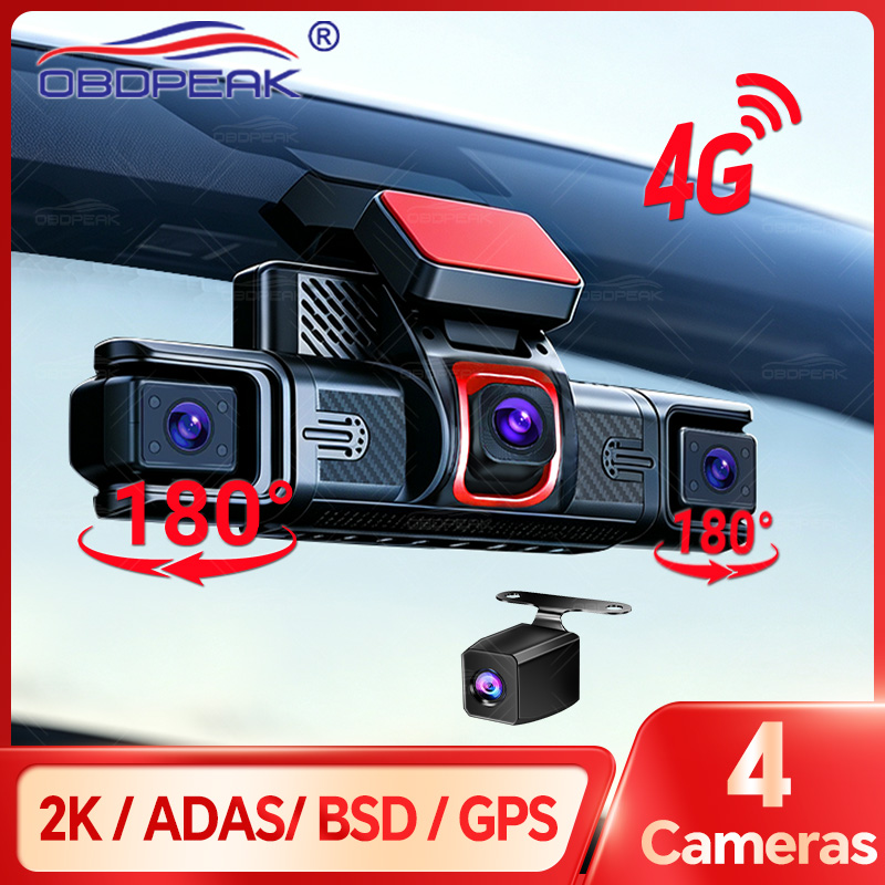 M100 Dash Cam Nascosta a 4 Can - Dash Cam 3 Channel 1080P recensione e prezzo